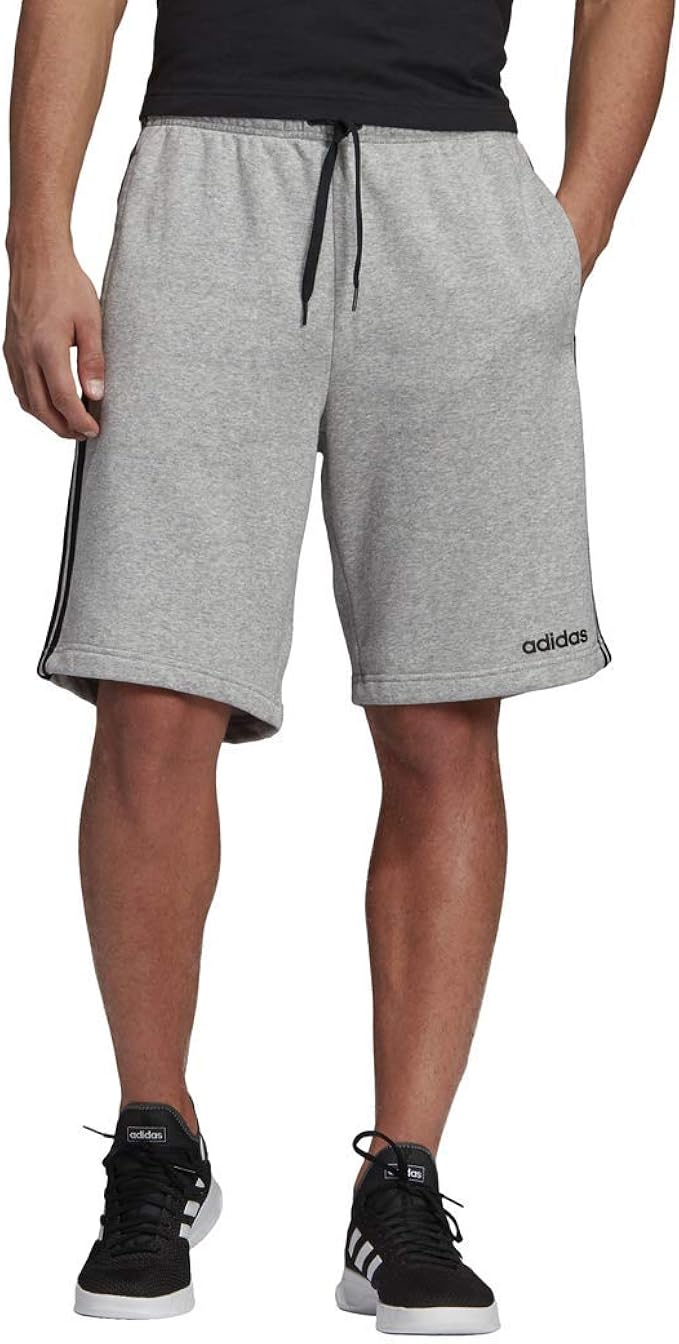 adidas 3 stripe cotton shorts