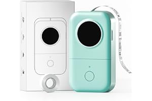 MEMOKING Label Makers - D30 Mini Label Maker Machine, Inkless Bluetooth Label Printer, Thermal Sticker Maker Machine for Kitchen, File, Cable, Clothes, Price, Jewelry, Medicine, Barcode, Green