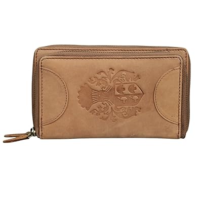 Style98 Tan Genuine Leather Clutch/HandPurse/Mobile Case/Mobile Pouch/Ladies wallet/Women wallet/Party Wear Clutch/Leather Clutch/ATM Card Holder/Personal Organiser/Money Handling Product/Travel Organizer for Ladies,Girls & Women