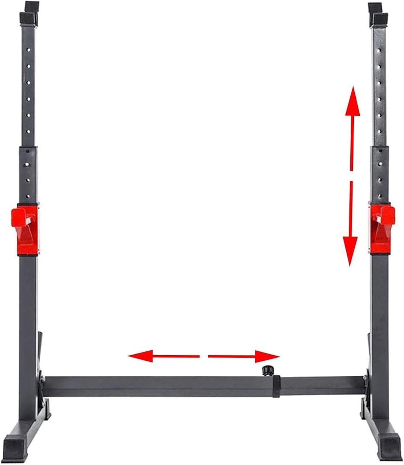 PLAYH Weight Rack Barbell Stand Fitness Squat Rack HeightAdjustable