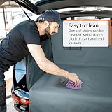 KYG Car Boot Liner with Bumper & Side Protection 184x105x38cm Grey view 6