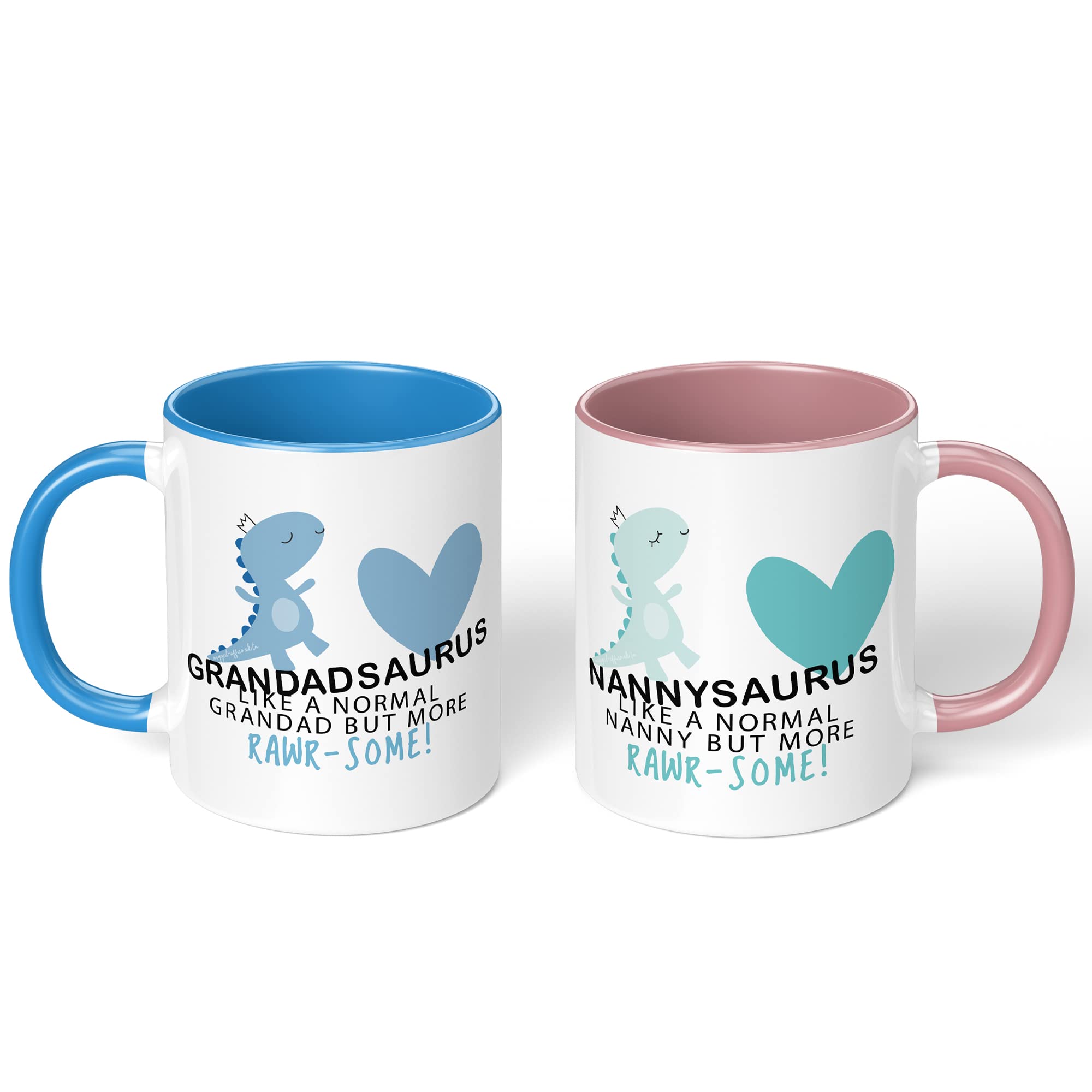 Mugged Off Nanny and Grandad Gift Set Mug Xmas Christmas Presents Birthday Gifts