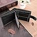 JR Genuine Leather Wallet for Men Large Capacity Men's Money Bilfold Wallet