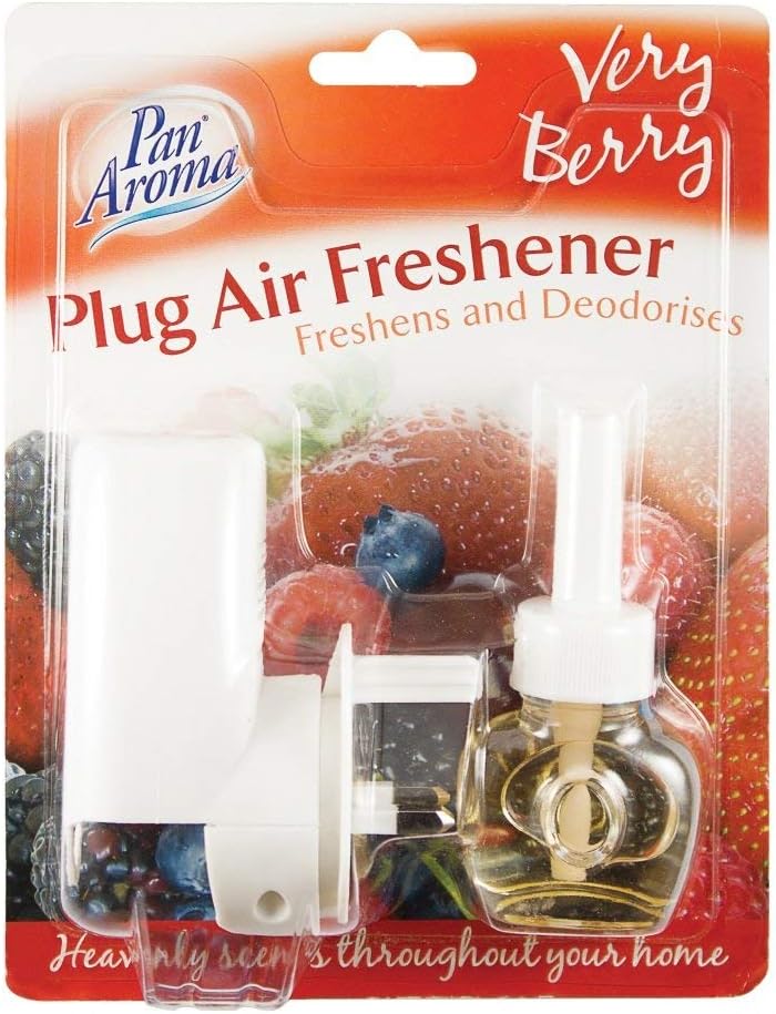 Pan Aroma Plug in Air Freshener Very Berry, White, 1 g (Pack of 1)