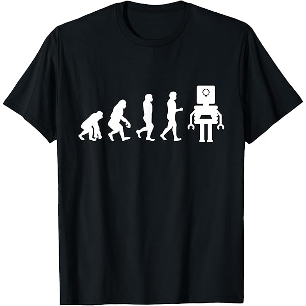 HUMAN ROBOT × PRESTIGE APPAREL Amazon.com: Funny Robot Human Evolution Next Gen Esports AI