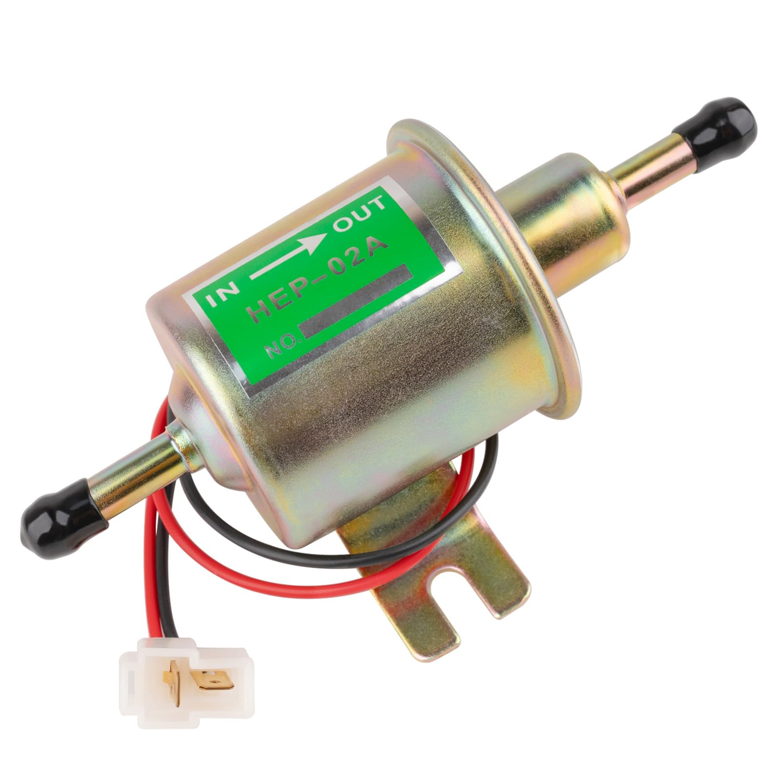 Photo 1 of Clatoon Universal Electric Fuel Pump 12V, Inline Low Pressure Fuel Pump 3-6 PSI for Carburetor Lawn Mowers Small Engine Motorcycles ATVs and More