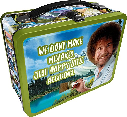 Aquarius Bob Ross Happy Accidents Large Gen 2 Tin Storage Fun Box