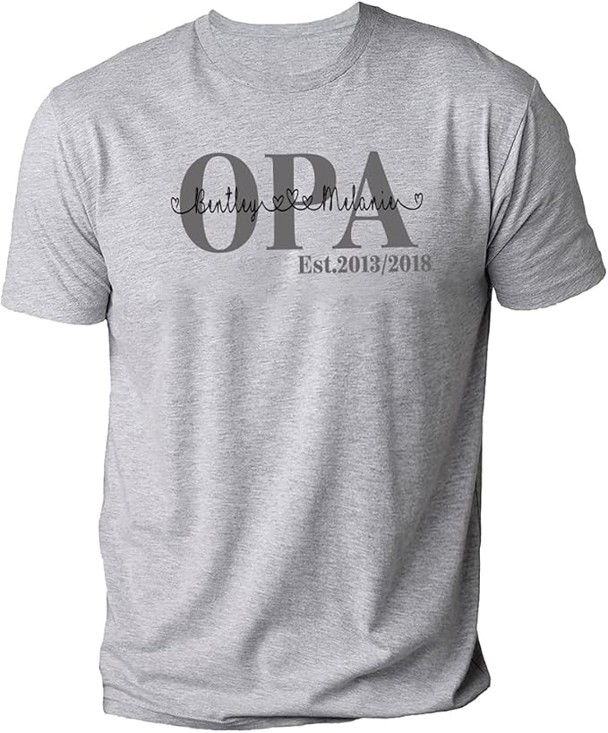 papaw shirts with grandkids names