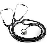 Ever Ready First Aid Deluxe Dual-Head Teaching Stethoscope for Medical Training, Nursing Students and Teachers &ndash; Black