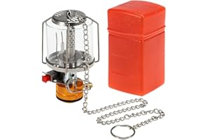 TKOWTB Outdoor Camping Gas Lantern Piezo Ignition Portable Mini Gas Tent Lamp Light Camping Equipment Cooking Accessories