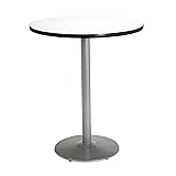 KFI Seating Round Bar Height Pedestal Table with