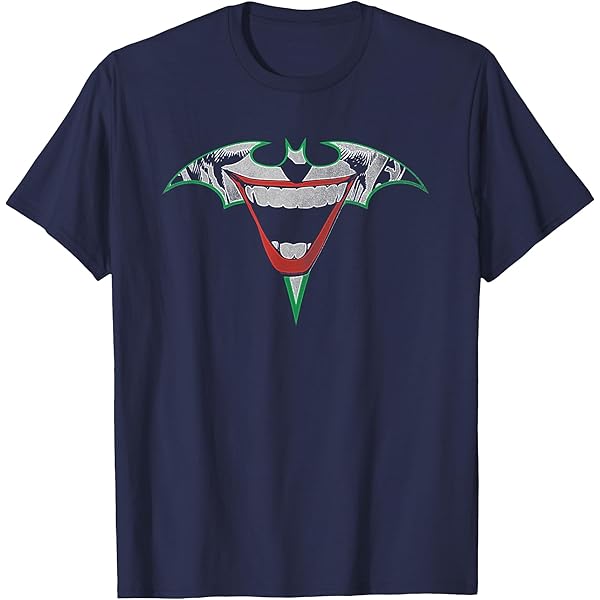 Amazon.com: Batman Dark Knight Cracked Bat Logo T-Shirt