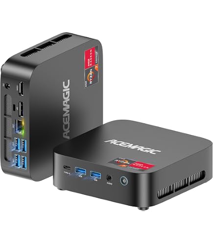GEEKOM Mini Pc A6, Amd Ryzen 7 6800H (8C/16T, Até 4,7 Ghz), 16 Gb
