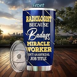 MONIZILUCKY Radiologist Tumbler Stainless Steel