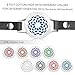 Essential Oil Diffuser Bracelet, Aromatherapy Bracelet Jewelry Stainless Steel Locket Leather Band with 8pcs Washable Refill Pads Birthday Gifts for Women,Girlfriend, Mother,Sister,Aunt.
