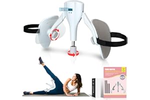 CEYOME Thigh Master Kegel Exercise - 0-44lb Adjustable Pelvic Floor Trainer Toner, Inner Thigh Exerciser 4 Fixed Straps, Thigh Exerciser for Postpartum, Pelvic Floor Muscle Repair, Thigh Workout Equipment