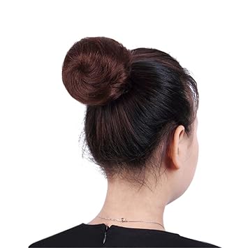 Amazon Com Remeehi Human Hair Clip On In Messy Hair Bun
