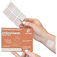 NUTRI-PATCH Antioxidants Topical Patch,Infused with VIT.C,CoEnzymeQ10,NADH,NAC,Quercetin,and Other Wellness Ingredients.Designed to give You a Boost (30/Pack).