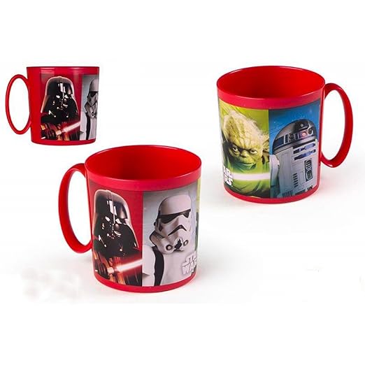 Taza Star Wars Disney Taza Plástico Taza Niños microondas ...