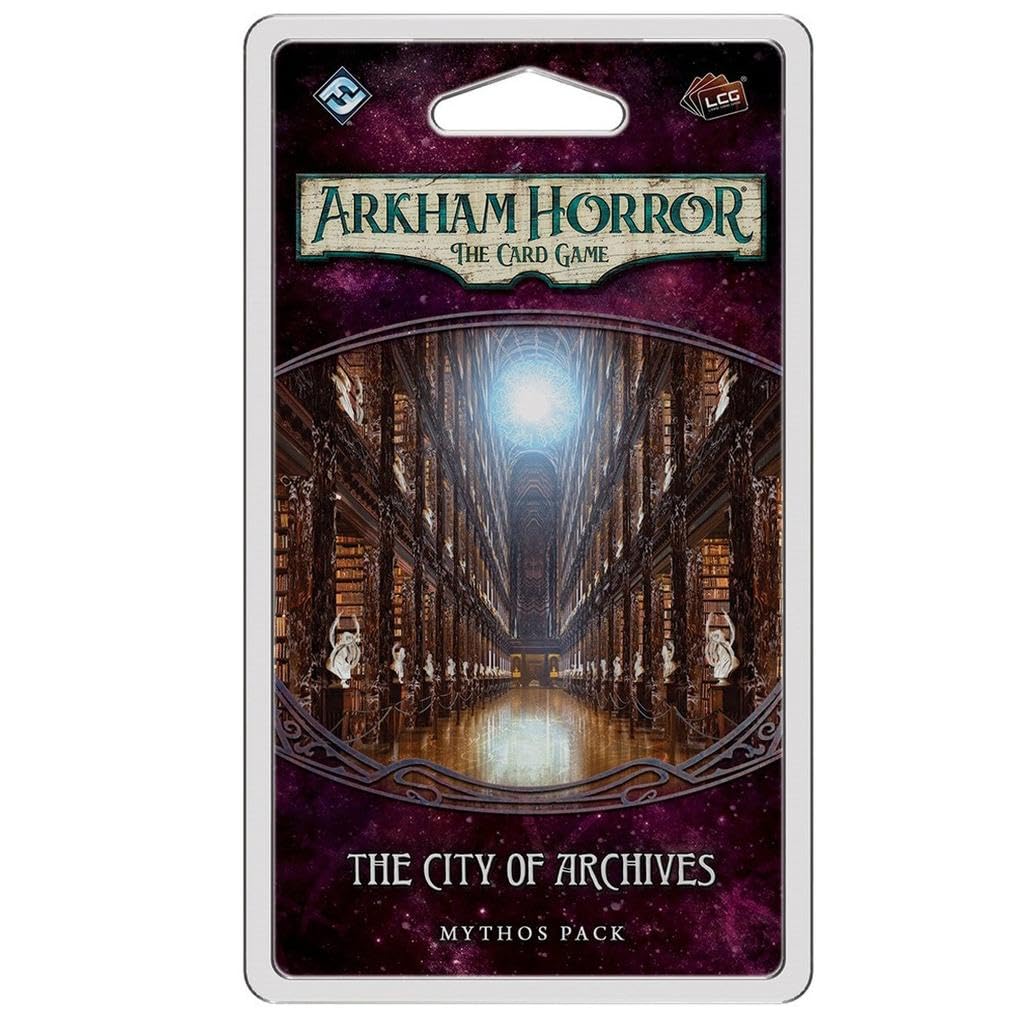 Fantasy Flight Games | Arkham Horror The Card Game: Mythos Pack - 3.4 The City of Archives | Card Game | Ages 14+ | 1 to 4 Players | 60 to 120 Minutes Playing Time — image 1