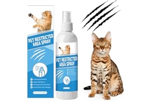 CATSPRAY Cat Deterrent Spray: 200ML Cat Repellent Indoor for Cat and Kitten, Cat Scratch Deterrent for Furniture, Effective Cat Repellent Spray Training Aid for Furniture, Curtains, Sofas, Indoor & Outdoor