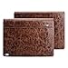 icarercase Surface Book Case,Surface Book 2 Leather Case, Crocodile Series Genuine Leather Detachable Folio Cover for Microsoft Surface Book 13.5 Inch (Coffee)