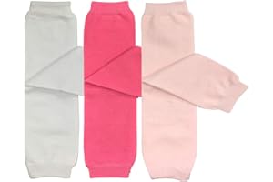 allydrew 3 Pack Solid Color Baby Leg Warmers & Toddler Leg Warmers