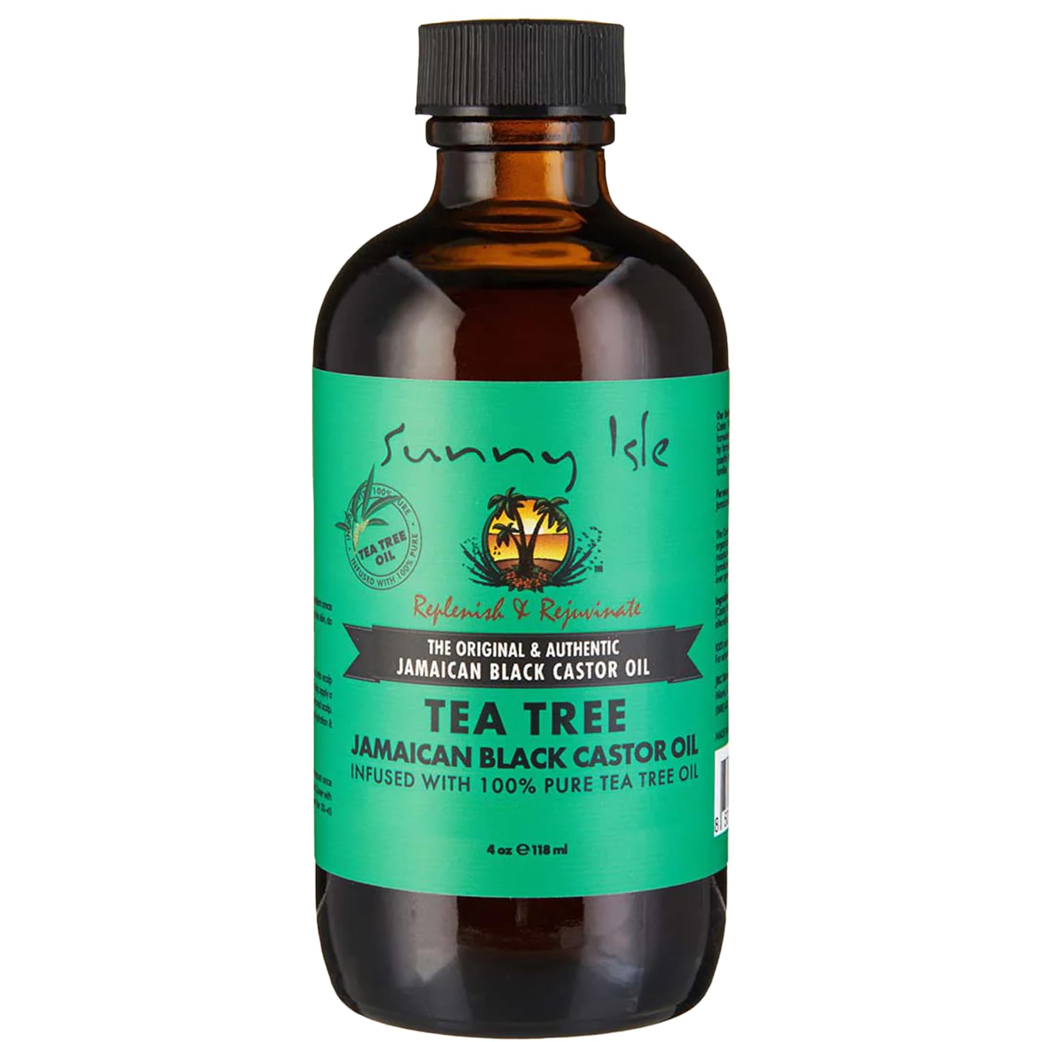 Sunny Isle Jamaican Black Castor Oil with Tea Tree Oil 118ml