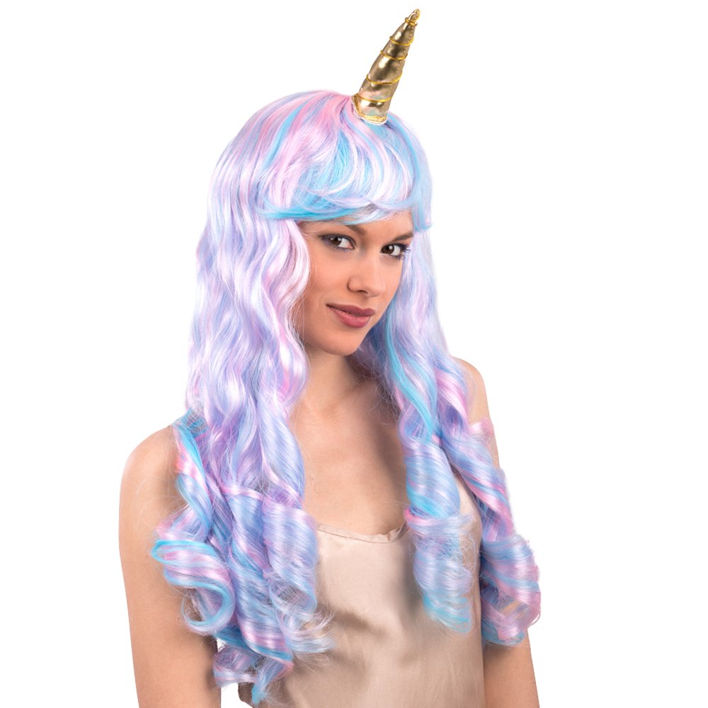Carnival Toys 2101 Unicorn Wig, One Size