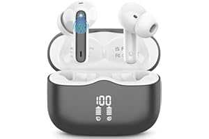 xinwld Wireless Earbuds, in-Ear Bluetooth Earbuds LED Display IP7, Bluetooth 5.4 Headphones in Ear Wireless Earphones