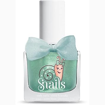 Snails Kinder Nagellack BeBe Magic Crystal (mint mit Glitzer)
