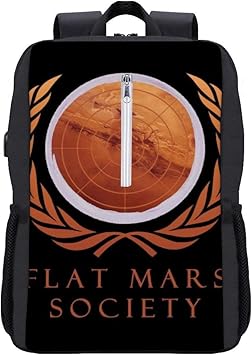 Amazon Com Flat Mars Society Backpack Daypack Rucksack Laptop Shoulder Bag With Usb Charging Port Computers Accessories
