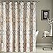 Welwo Small Shower Curtain Liner 54 x 78 Inch Machine Washable Cloth with Hooks