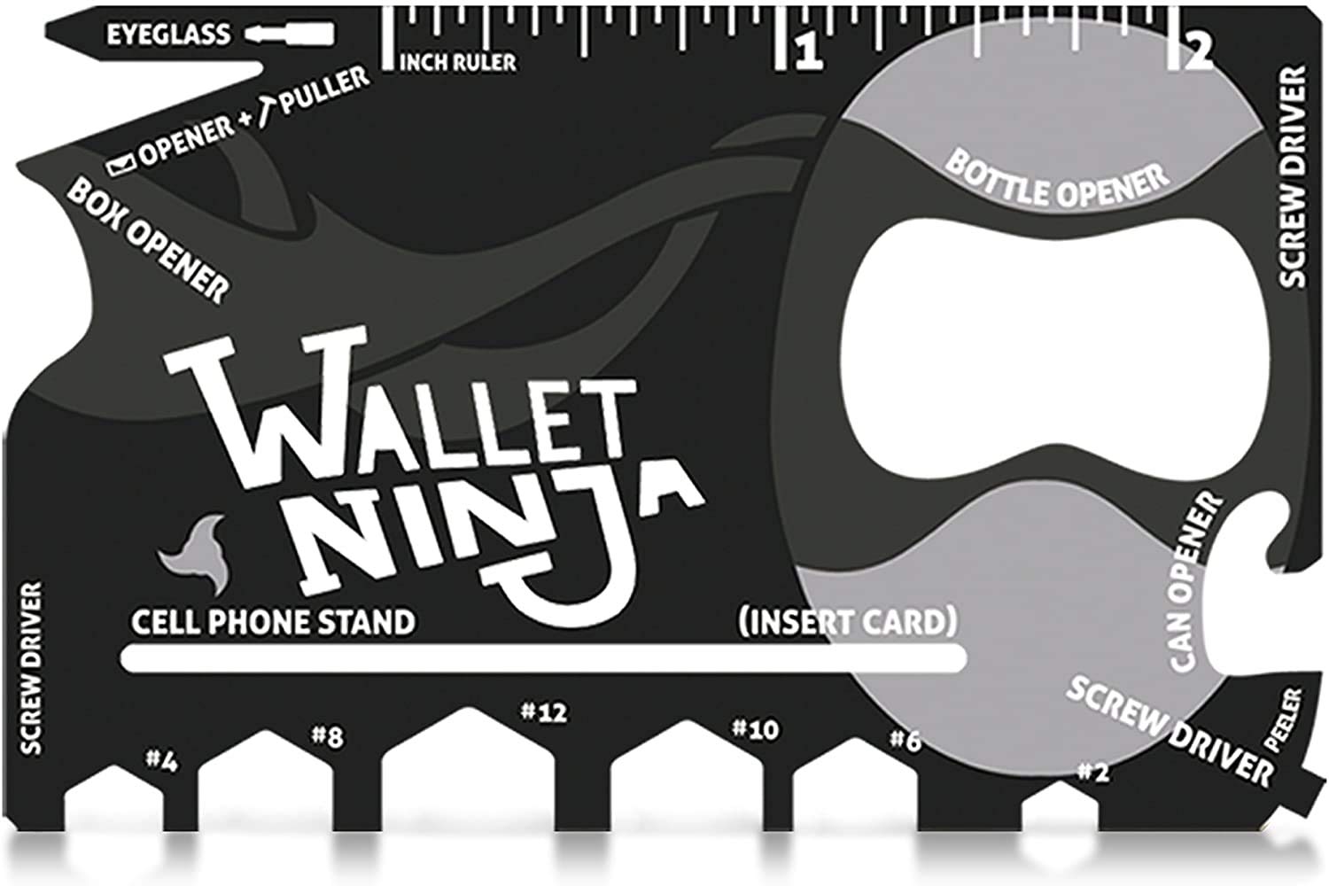 Wallet Ninja 18 in 1 Multipurpose Credit Card Size Pocket Tool Amazon.in Home Improvement