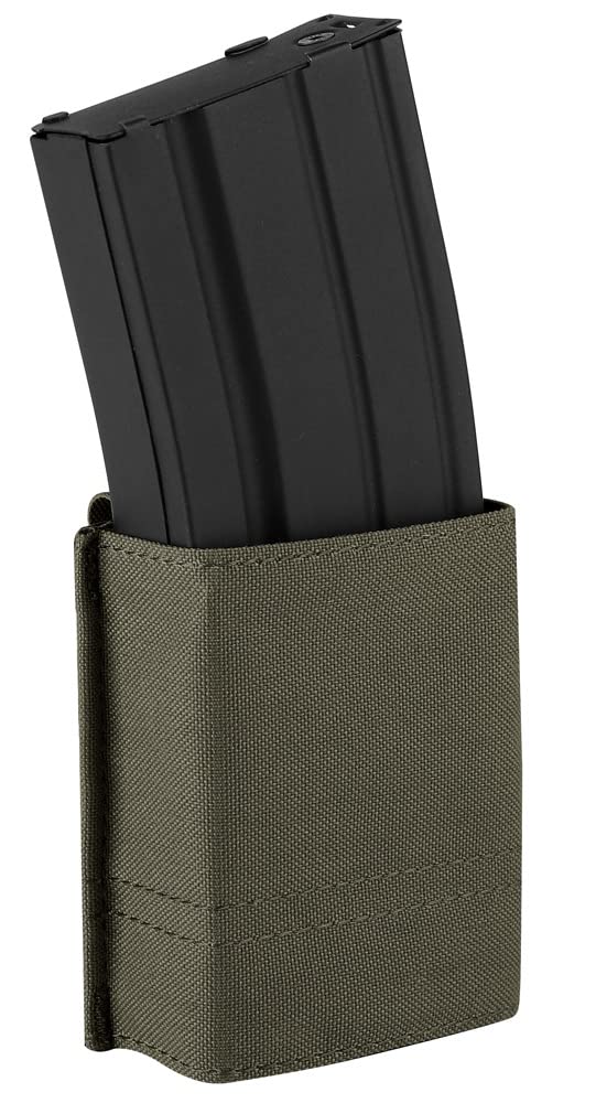 KRYDEX GEAR Tactical 5.56 Molle Magazine Pouch M4 Mag Holder with Quick Release Magazine Pouch Insert (Ranger Green)