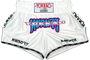 YOKKAO Muay Thai Boxing Shorts for Men & Women | Premium Satin Shorts for Athletes | Ideal for Training & Competition
