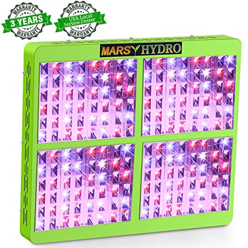 Marshydro Reflector 960W LED Grow Light Full Spectrum for Hydroponic Indoor Garden and Greenhouse Veg and Bloom Switches Added