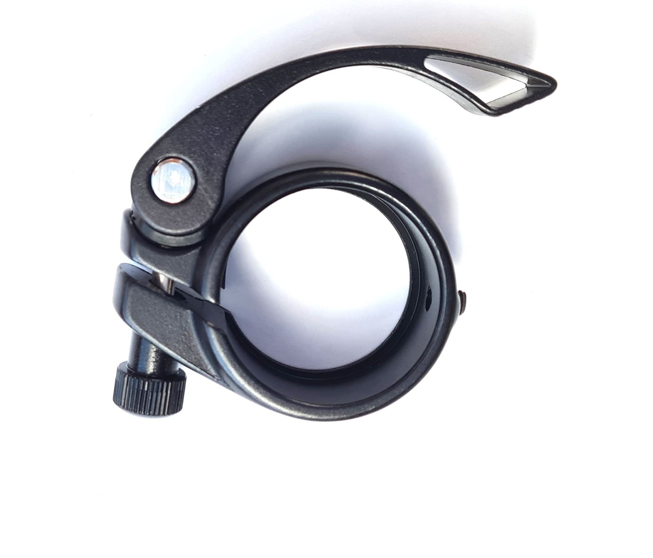 Bicycle Seat Clamp Aluminium with Quick Release Saddle Clamp 38.1 mm Black