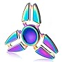 Rainbow Metal Tri Spinner,CrazyFire Colorful Fidget Hand Spinner Toy,High Speed Stress Relief Toy for Focus Anxiety Reduce Killing Time