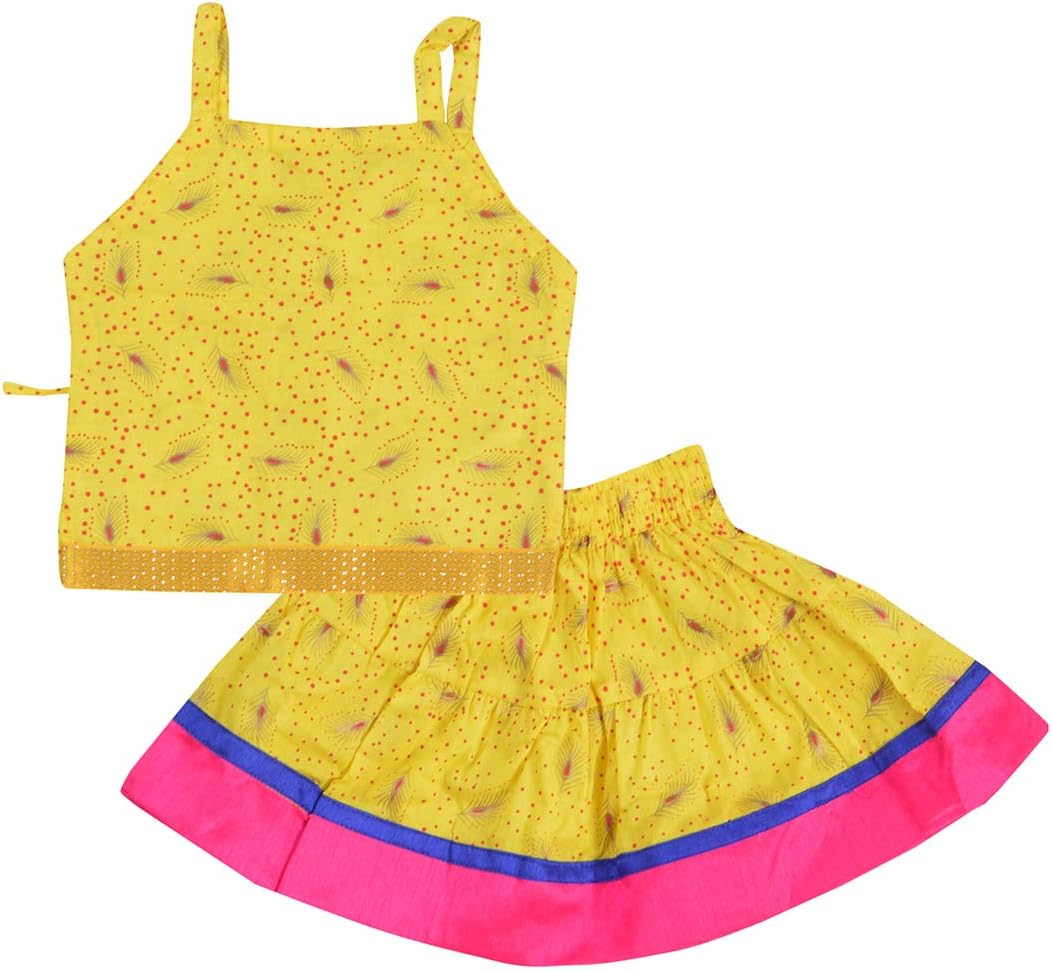 Girl's cotton Lehenga Choli
