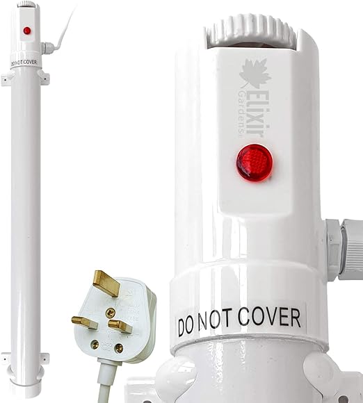 Elixir Gardens ® TH03B Tubular, Tube Heater Low Energy Adjustable