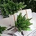 wonuu 25pcs Artificial Pine Green Leaves Needle Garland for Christmas Embellishing and Home Garden Decor, 11x4.7 Inches(Green-25 Pack)