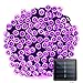 VMANOO Solar Christmas Lights, 72ft 22m 200 LED 8 Modes Solar String Lights for Outdoor, Indoor, Gardens, Homes, Party, Halloween Decorations, Waterproof (Purple)