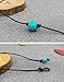 Suyi Women Choker Genuine Leather Turquoise Pearl Choker Necklace with Turquoise 16