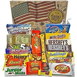 Großer Amerikanische Schokolade Geschenkkorb | Auswahl beinhaltet Reeses, Hershey, Butterfinger, Baby Ruth | 23 Produkte…