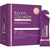Revive Collagen Menopause Max — Hydrolyzed Marine Collagen Drink for Women, 10,000MG, Lutein, Reishi Mushroom, Vitamin B6, B12, C & D, for Skin & Eye Health, Pineapple & Coconut Flavour — 28 Sachets