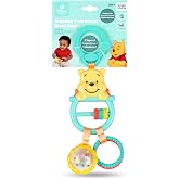 Bright Starts Disney Baby Winnie The Pooh Busy Bear Activity Toy, Unisex Stroller Toy, Newborns &amp; Up