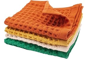 sea me at home Waffle Washcloths Set, 100% Turkish Cotton