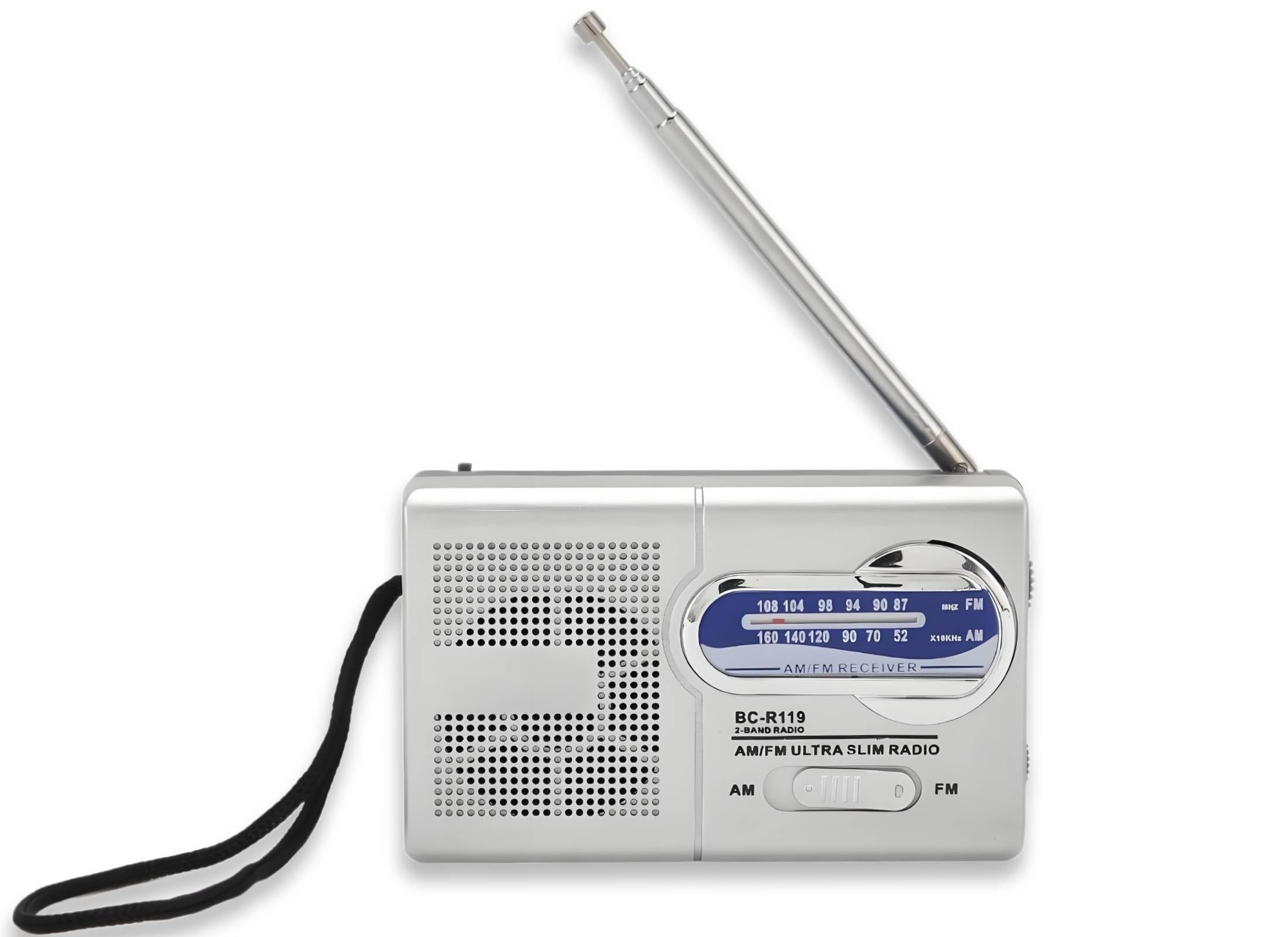 Mini Radio, Multifunction AM FM Radio Built in Speaker, Pocket Radio with Headphone Jack, for Home, Go Out, Travel, Entertainment, Work etc.