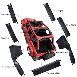 Shadeidea Roll Bar Padding for Jeep Wrangler JL